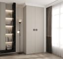 ABIKS MÖBEL Drehtürenschrank COMO 1 mit Kleiderstange Bild 3