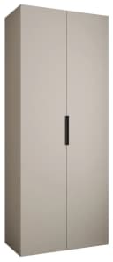 ABIKS MÖBEL Drehtürenschrank COMO 4 Schlafzimmerschrank Schwarz/Beige Bild 2