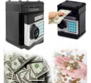 Hard-er Spardose Tresor Schwarz mit PIN-Code und automatischem Banknoteneinzug Bild 2