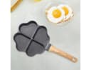 Hard-er Bratpfanne 4 Herzformen 36 cm Antihaft Aluminium Grau Bild 4