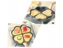 Hard-er Bratpfanne 4 Herzformen 36 cm Antihaft Aluminium Grau Bild 5