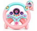 Hard-er Kinderlenkrad Rosa mit Licht und Sound Bild 2