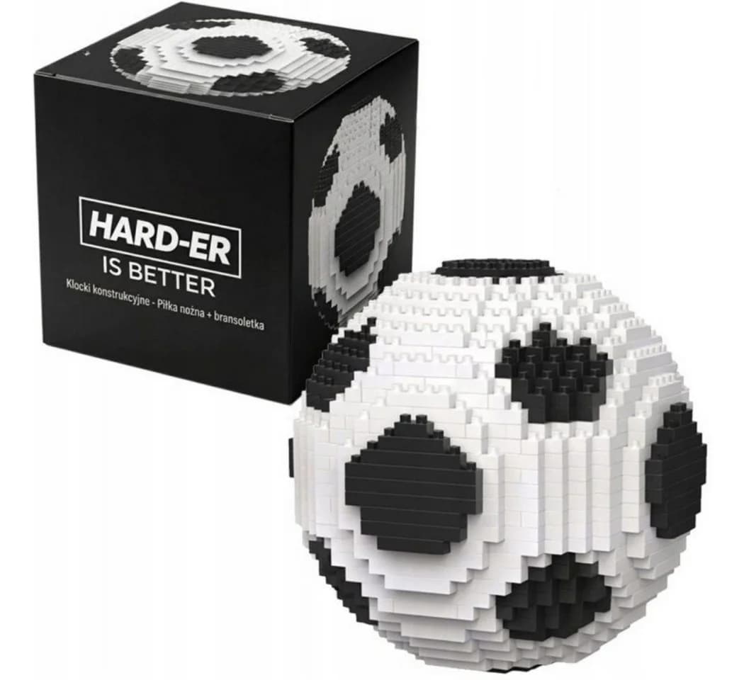 Hard-er Fußball Baukasten 864 Mini Bausteine 3D Modell Konstruktions-Spielset - Bild 2