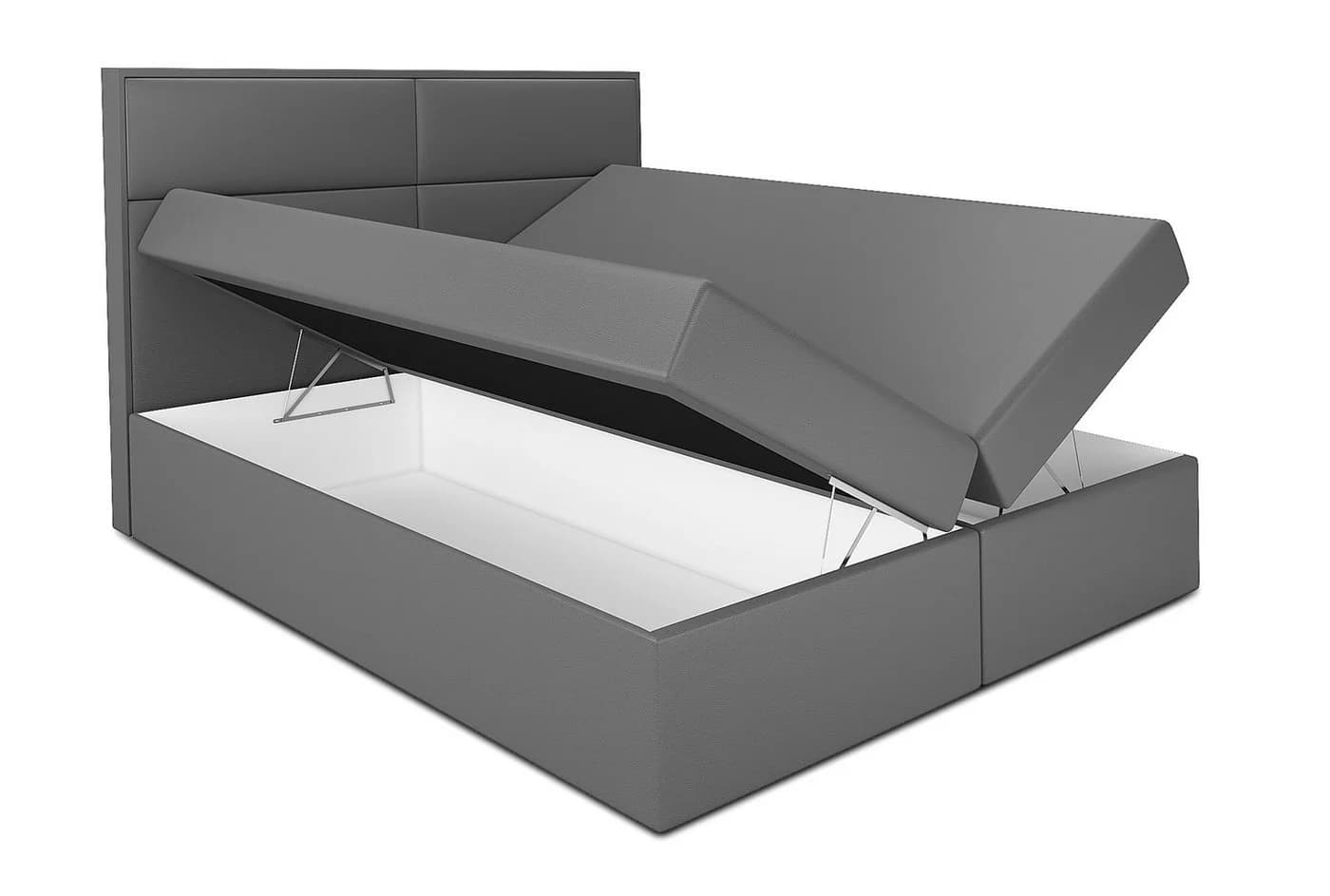 A&J MöbelLand Boxspringbett HOPP mit Bettkasten & Topper - Bild 3