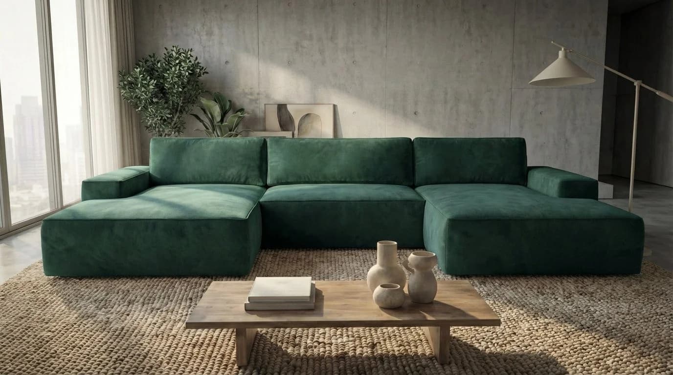 A&J Ecksofa EINAR mit Schlaffunktion & Bettkasten