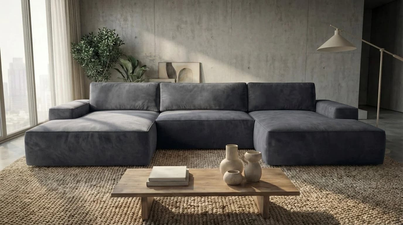 A&J Ecksofa EINAR mit Schlaffunktion & Bettkasten
