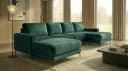A&J MöbelLand Ecksofa VALTOR mit Schlaffunktion und Bettkasten Bild 2
