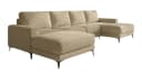 A&J MöbelLand Ecksofa VALTOR mit Schlaffunktion, Bonellfederkern und Bettkasten Bild 3