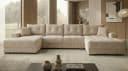 A&J MöbelLand GmbH Ecksofa VIENA mit Schlaffunktion und Bettkasten Beige Bild 1