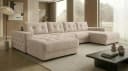 A&J MöbelLand GmbH Ecksofa VIENA mit Schlaffunktion und Bettkasten Beige Bild 2