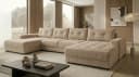 A&J MöbelLand GmbH Ecksofa VIENA mit Schlaffunktion und Bettkasten Beige Bild 3