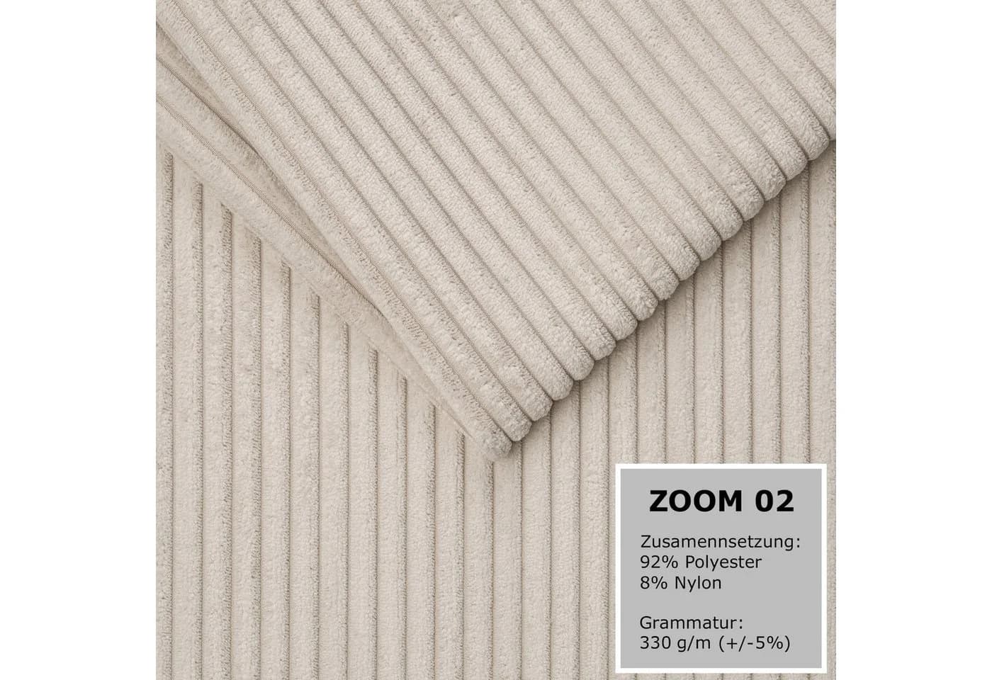 A&J MöbelLand GmbH Ecksofa VIENA mit Schlaffunktion und Bettkasten Beige - Bild 5