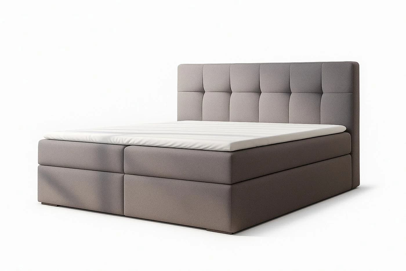 A&J MöbelLand Boxspringbett REF mit Bettkasten und gepolstertem Kopfteil - Bild 2
