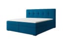 A&J MöbelLand Boxspringbett REF mit Bettkasten, Topper und gepolstertem Kopfteil Bild 2