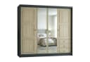 A&J MöbelLand OSLO Kleiderschrank 4-türig mit Schubladen Bild 2