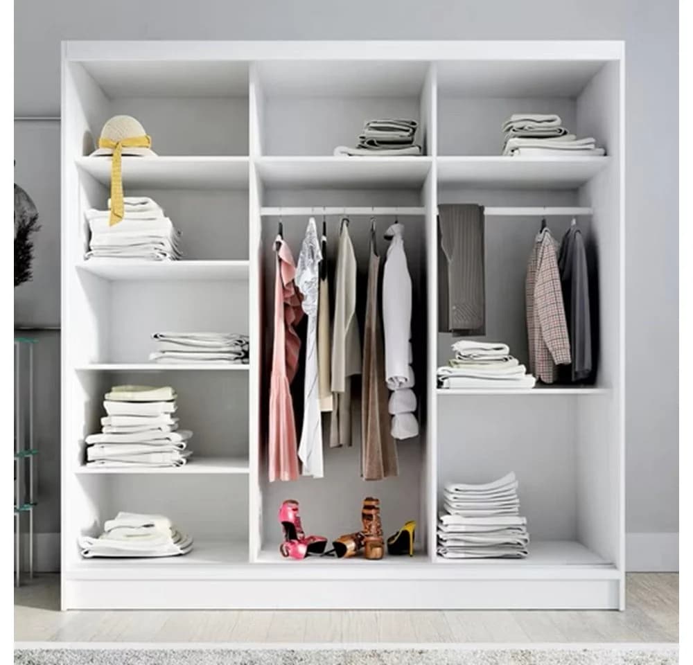 A&J MöbelLand Schiebetürenschrank ORAVIA Beige Modern Loft - Bild 3