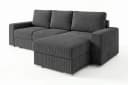 Deine Möbel 24 Ecksofa CORD-L MINI mit Schlaffunktion und Bettkasten Bild 2