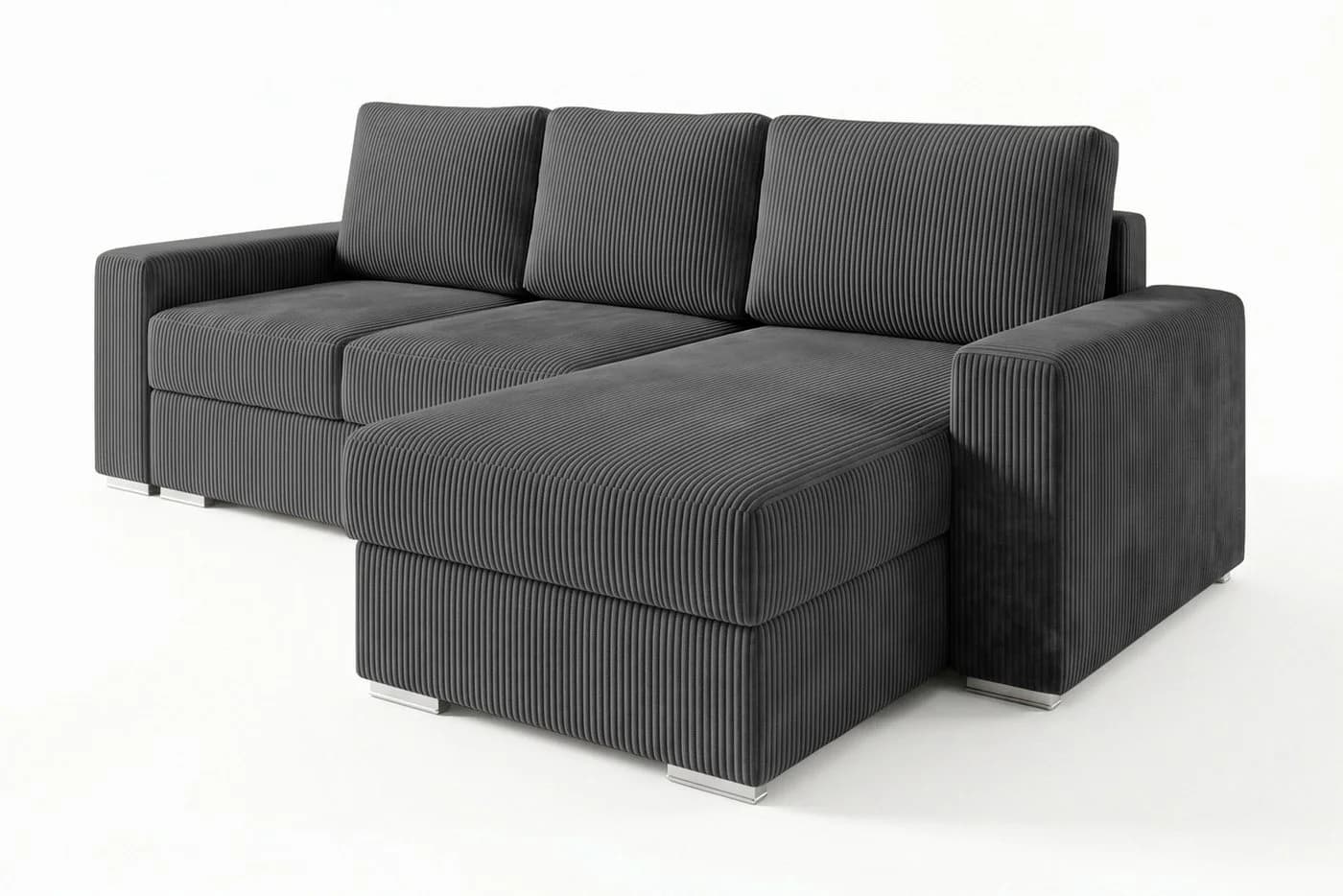 Deine Möbel 24 Ecksofa CORD-L MINI mit Schlaffunktion und Bettkasten - Bild 2