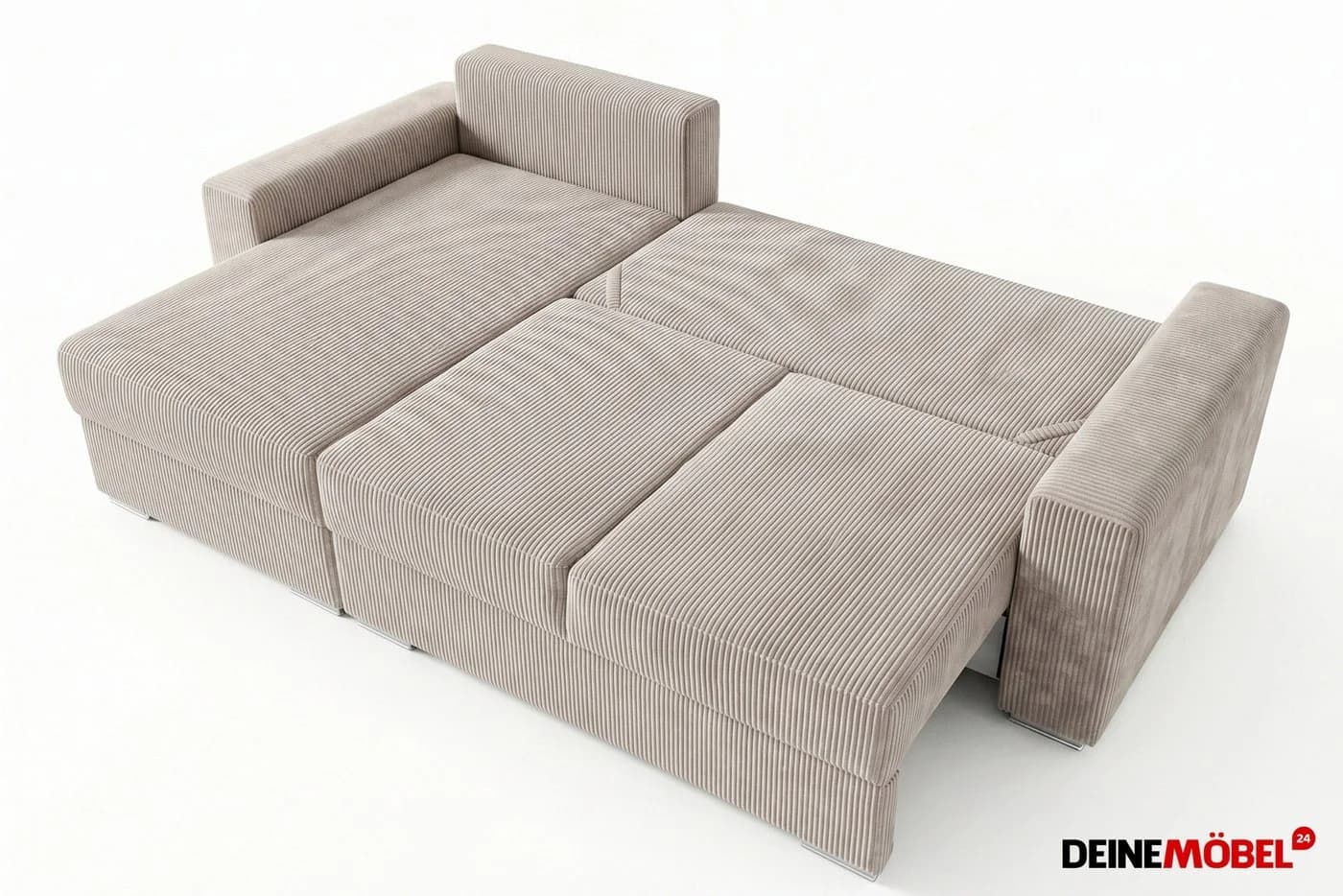 Deine Möbel 24 Ecksofa CORD-L MINI mit Schlaffunktion und Bettkasten - Bild 5