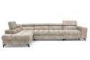 Muffo Ecksofa Pudding Maxi Beige mit Bettkasten und verstellbaren Kopfstützen Bild 1