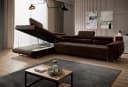Muffo Ecksofa Wild Maxi XXL mit Schlaffunktion & Bettkasten Braun Bild 3