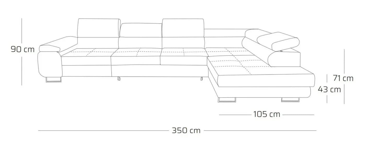 NEXT COLLECTION Ecksofa Wild Maxi Schlaffunktion - Bild 4