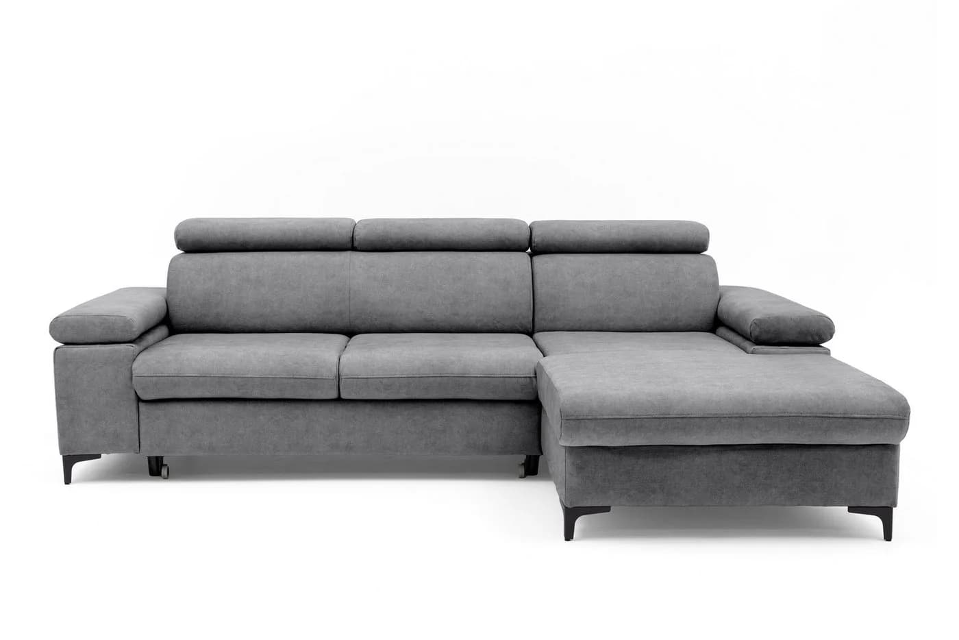 Muffo Ecksofa MAVIC mit Schlaffunktion und Bettkasten Grau - Bild 2