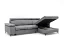 Muffo Ecksofa MAVIC mit Schlaffunktion und Bettkasten Grau Bild 3