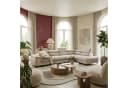 Muffo Ecksofa Plaza Maxi Beige mit Schlaffunktion und Verstellbaren Kopfstützen Bild 2