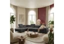 Muffo Ecksofa Plaza Maxi L-Form mit Schlaffunktion Stahlgrau Bild 2
