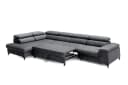 Muffo Ecksofa Plaza Maxi L-Form mit Schlaffunktion Stahlgrau Bild 4
