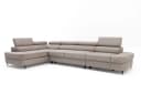 Muffo Ecksofa Priam Maxi L-Form Beige mit Schlaffunktion und Bettkasten Bild 3
