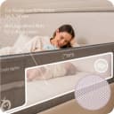 MoMi Bettschutzgitter Lexi Plus SM Beige Absenkbar Bild 1