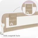 MoMi Bettschutzgitter Lexi Plus SM Beige Absenkbar Bild 4