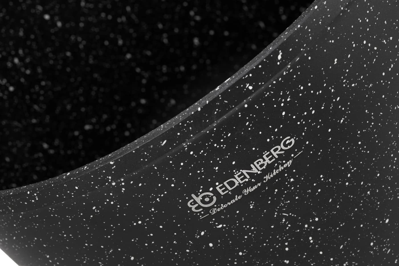 Edenberg Kochtopf 6,2L Schwarz Aluminiumguss Keramik - Bild 5