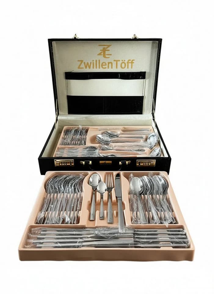 Zilner Besteck-Set 72-tlg. 18/10 Edelstahl Silber Elegant - Bild 2