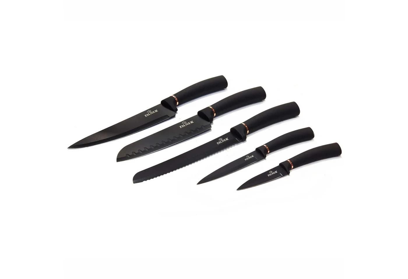 Zilner Messer-Set 6-tlg. mit Magnetblock aus Stahl - Bild 4