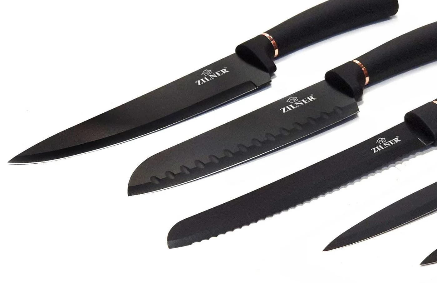 Zilner Messer-Set 6-tlg. mit Magnetblock aus Stahl - Bild 5