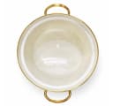 Zilner Topf-Set 6-tlg. Emaille Aluminiumguss Weiß/Gold Bild 1
