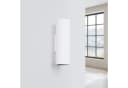 Wandleuchte Karbon, weiß, Aluminium, 2-flg. Bild 1