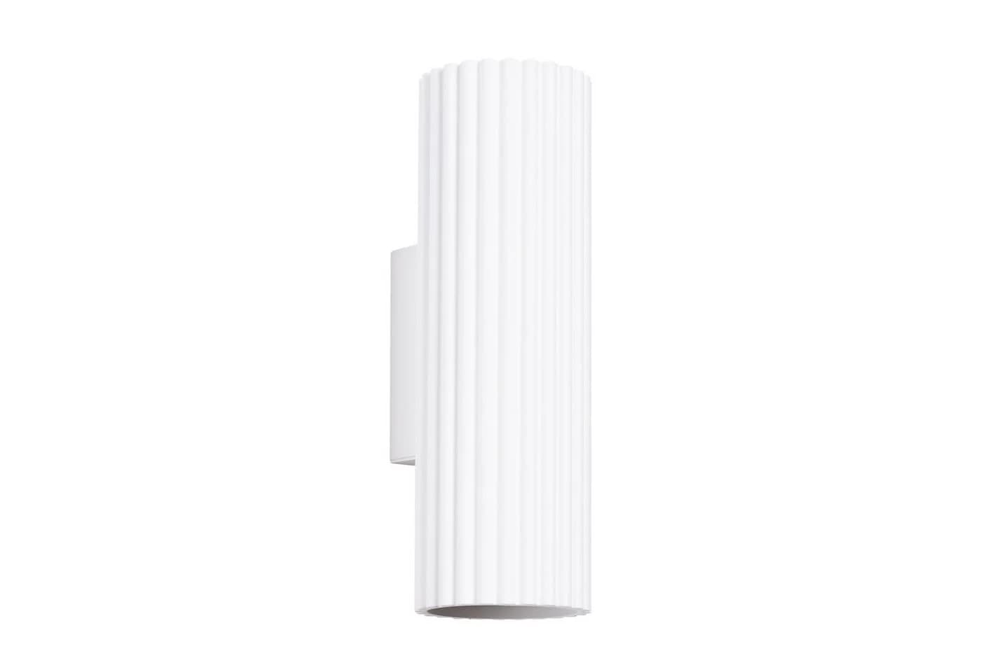 Wandleuchte Karbon, weiß, Aluminium, 2-flg. - Bild 2