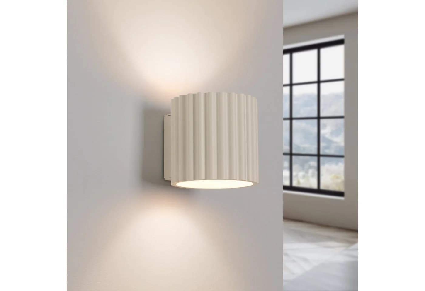 SOLLUX lighting Wandleuchte Aura Beige G9 - Bild 3