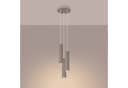 SOLLUX lighting Hängeleuchte Pendelleuchte Karbon 3P Taupe Bild 3