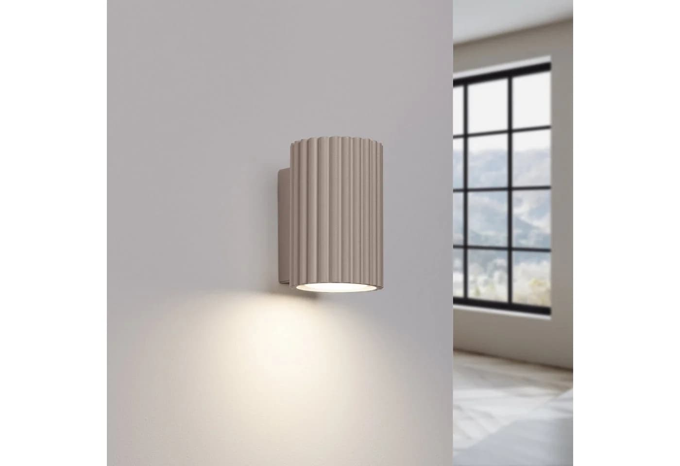 SOLLUX lighting Karbon 10 Wandleuchte Taupe - Bild 3