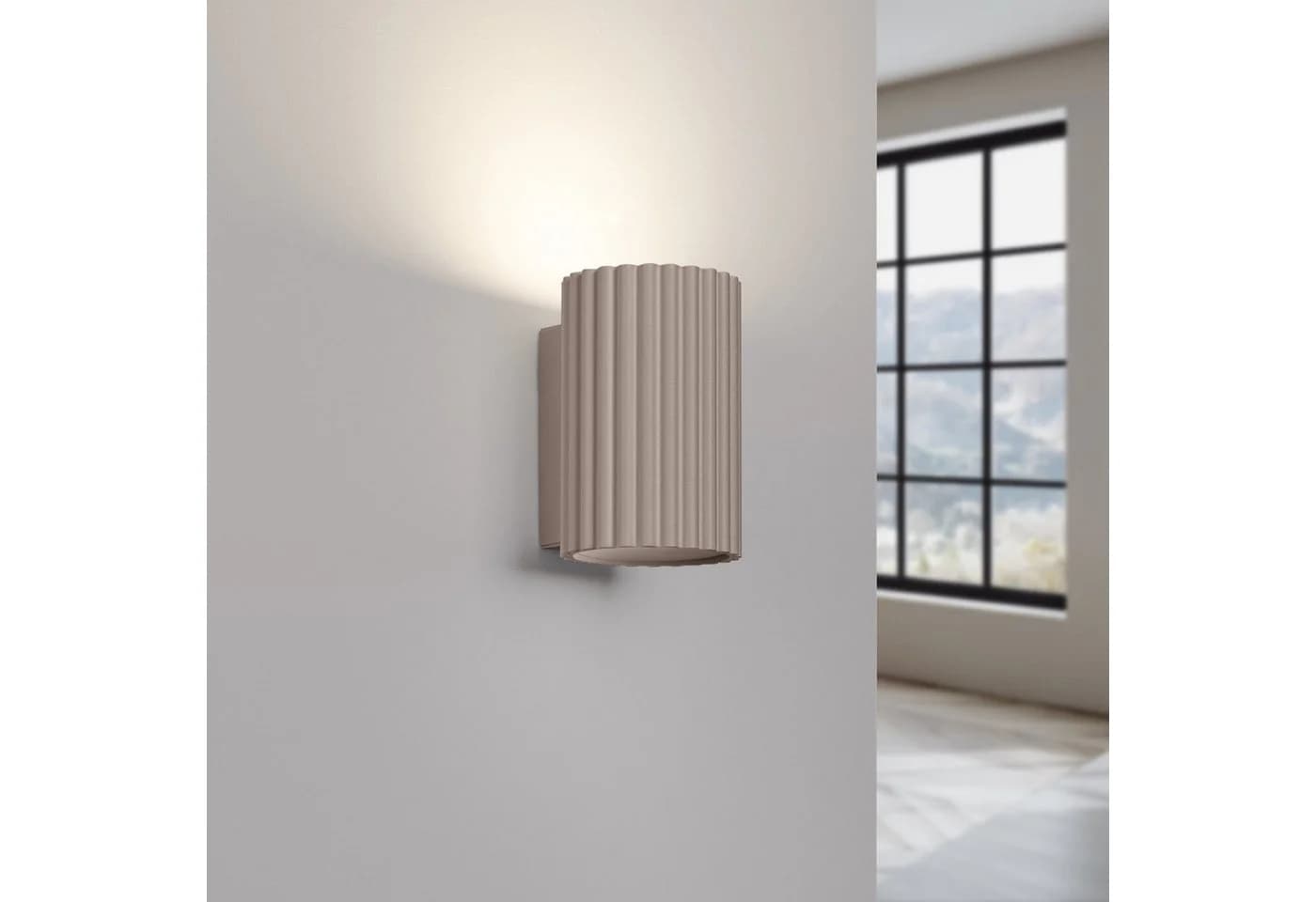 SOLLUX lighting Karbon 10 Wandleuchte Taupe - Bild 4