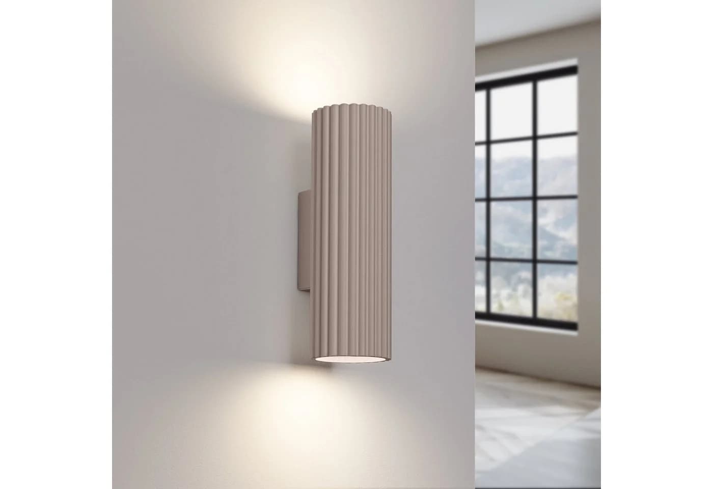 SOLLUX lighting Wandleuchte Karbon 20 Taupe - Bild 3