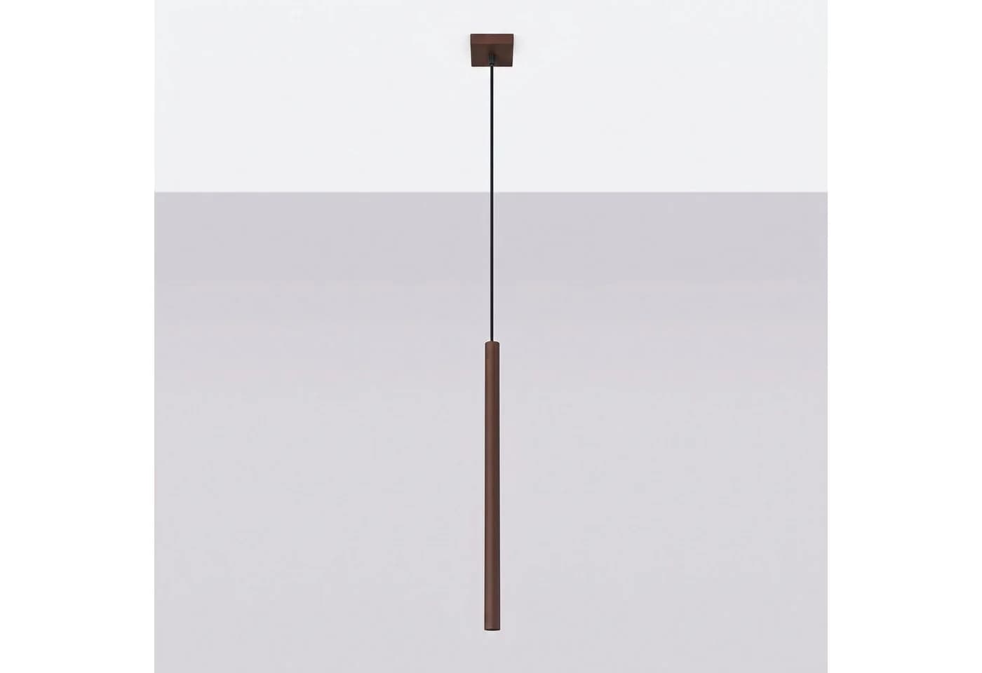 SOLLUX lighting Hängeleuchte PASTELO 1 braun