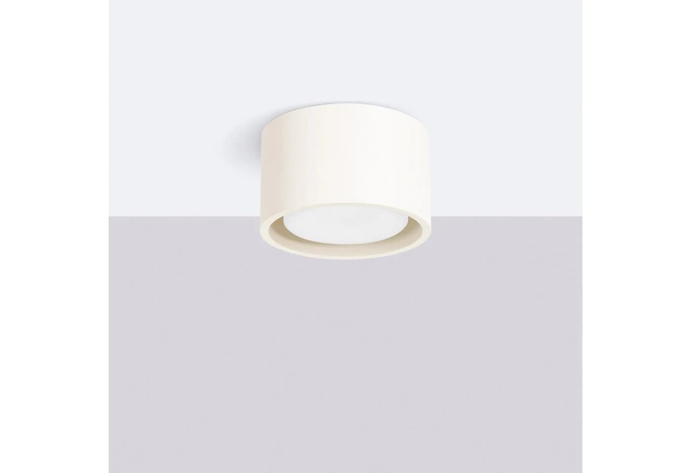 SOLLUX lighting Deckenleuchte Plafond MODO 1 beige Gx53