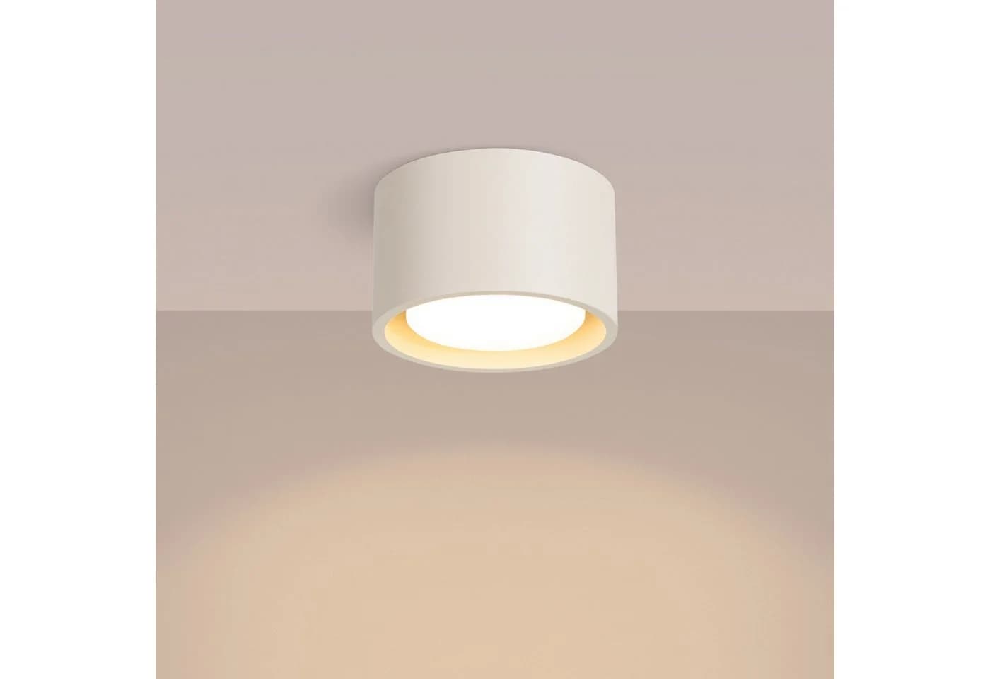 SOLLUX lighting Deckenleuchte Plafond MODO 1 beige Gx53 - Bild 3