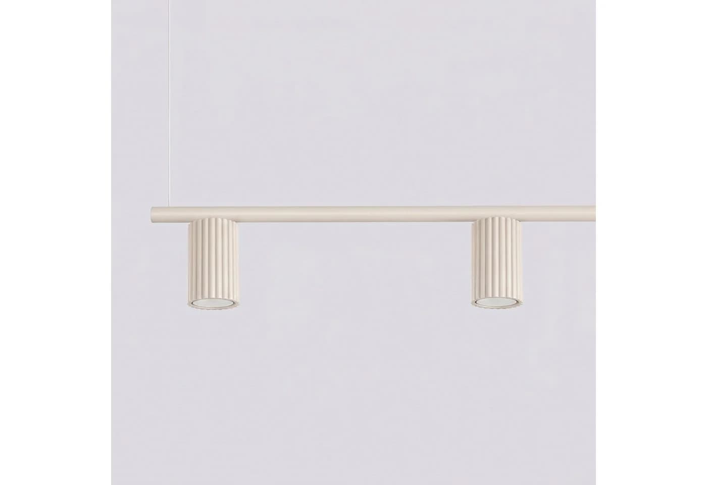 SOLLUX lighting Kronleuchter KARBON 4 beige - Bild 5